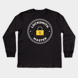 Locksmith master logo Kids Long Sleeve T-Shirt